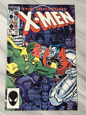 UNCANNY X-MEN #191/1985 1st App. Nimrod Marvel Comics - See Pictures B&B