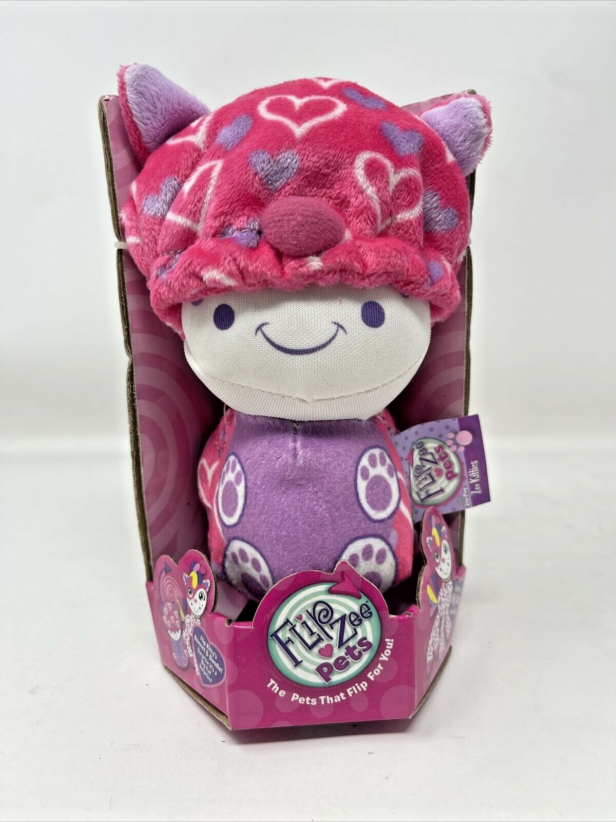 New Flip Zee Pets Big Cat Surprise Plush 2 In 1 8 New Flip Zee Pets Big Cat Surprise Plush 2 In 1 8