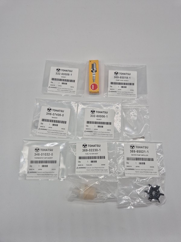 Service-Satz Wartungsset Tohatsu AuÃEnborder Mfs 4/5/6 4takter Mercury
