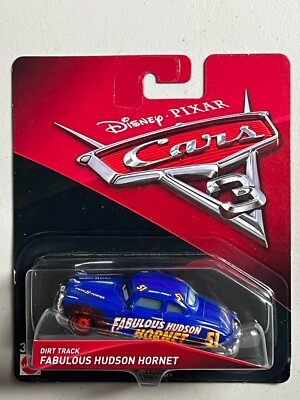 Disney Pixar Cars 3 Dirt Track Fabulous Hudson Hornet NICE 2017