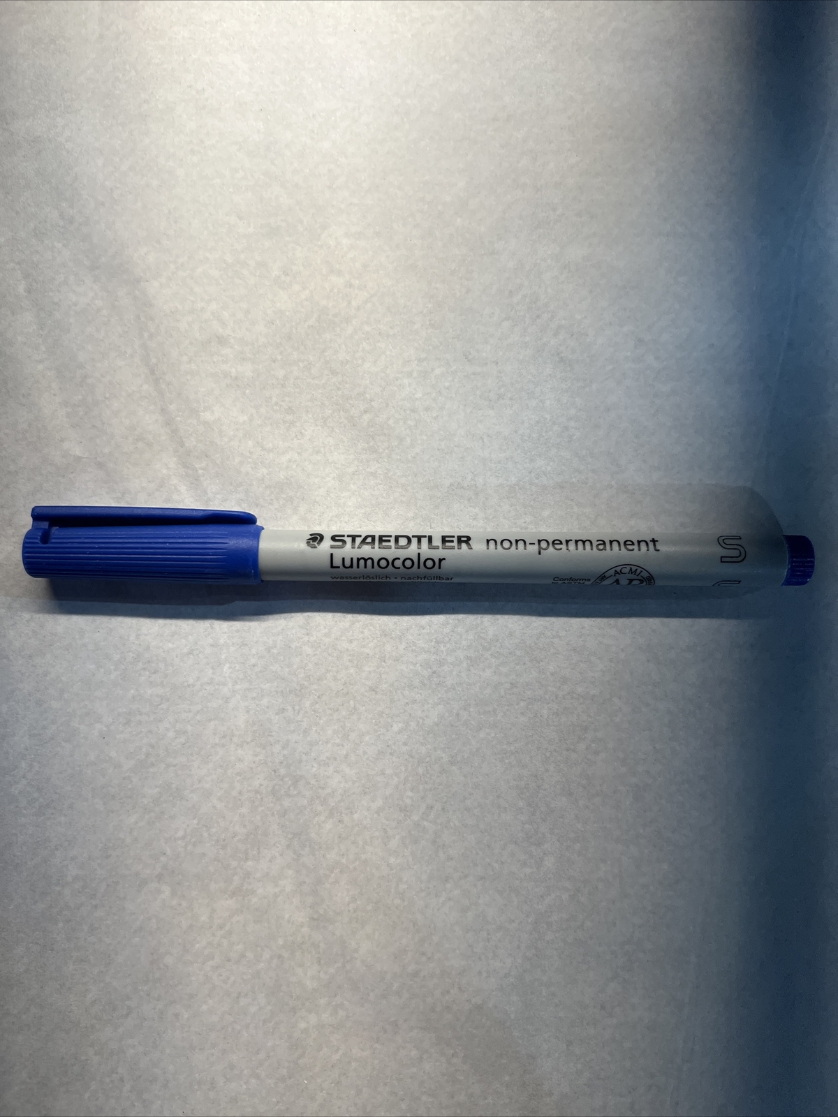 Staedtler Lumocolor Non Permanent Blue Pack of 10 (Skinny 0.4 mm) 311-3