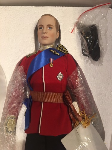 Prince William Wedding Doll Beautiful W/COA and Shipper Box