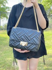 michael kors peyton large quilted tote bag