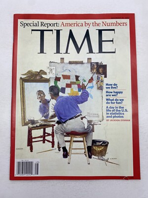 2007 Time Magazine Nov 26 America By The Numbers Newsstand High Grade