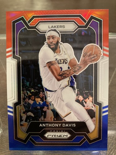 2023-24 Panini Prizm Anthony Davis Red/White/Blue Prizm #94 2023-24 Panini Prizm Anthony Davis Red/White/Blue Prizm #94
