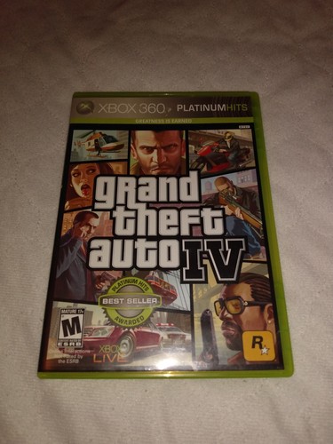 Grand Theft Auto 4 IV Platinum Hits CIB w/ Manual & Map