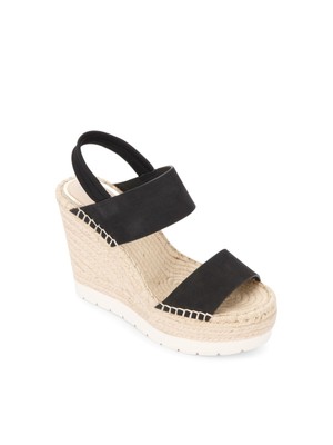 

KENNETH COLE NEW YORK Женские черные туфли на танкетке Olivia 1 дюйм на платформе 7 м, Черный, KLS0089NU
