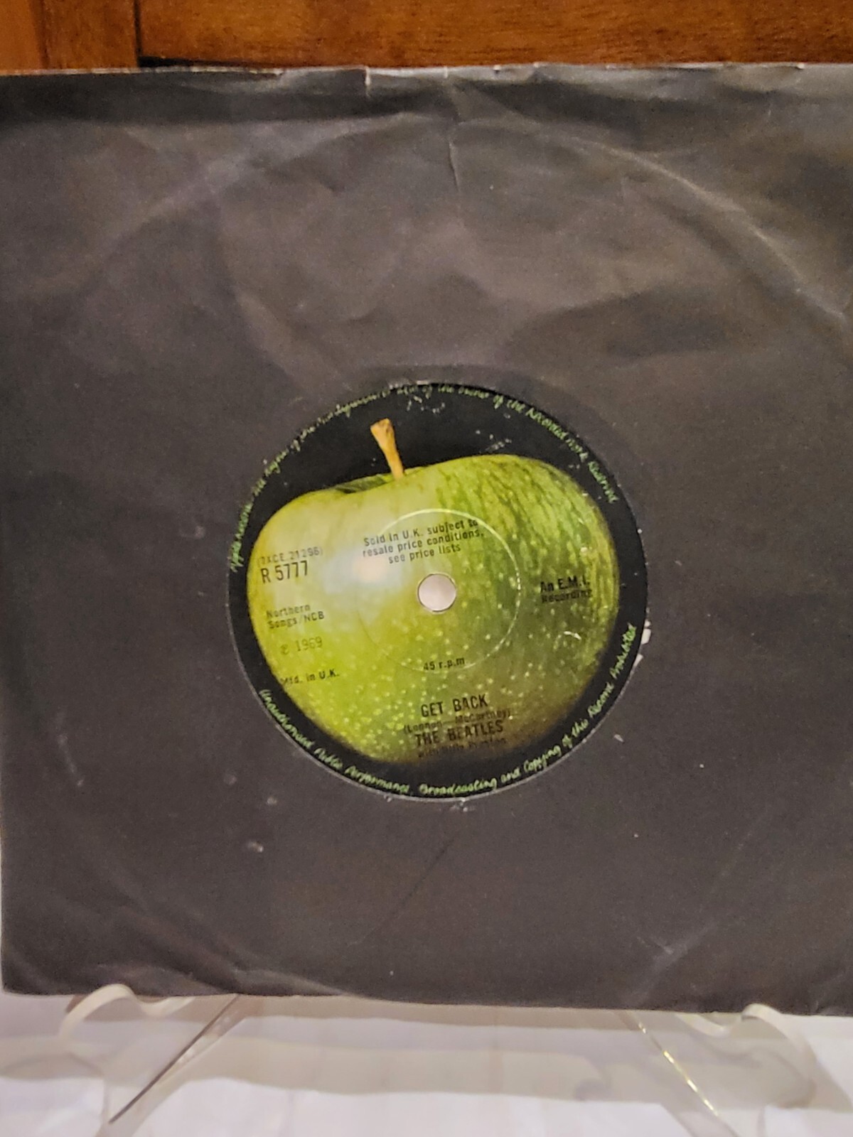 Beatles Get Back/Don't Let Me Down UK Apple R5777 Matrix Error VG+