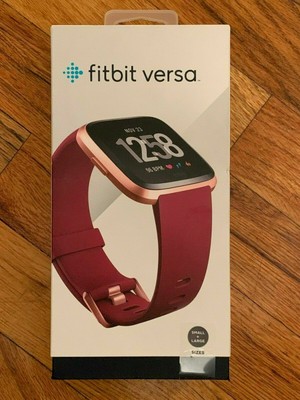 fitbit versa ruby smartwatch