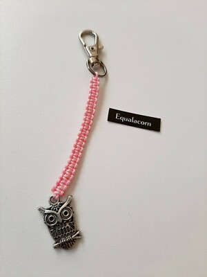 Owl Keychain Mobile Phone Macrame Handgefertigt Symbol Jewelry - Years New