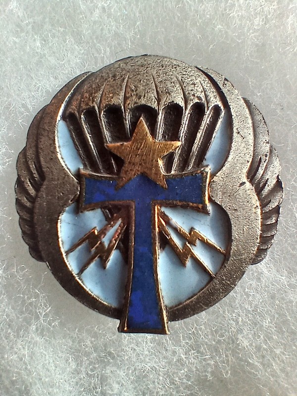 Insigne Parachutistes  - Para 011 - 61Â° Bataillon De Transmissions AÃ©RoportÃ©