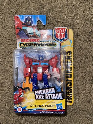 Transformers Scout Class Energon Axe Attack OPTIMUS PRIME Cyberverse