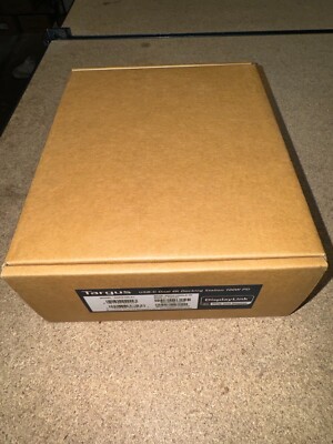 New Sealed Targus DOCK182-A1 USB-C Dual 4K 100W PD Docking Station DOCK182GLZ-40