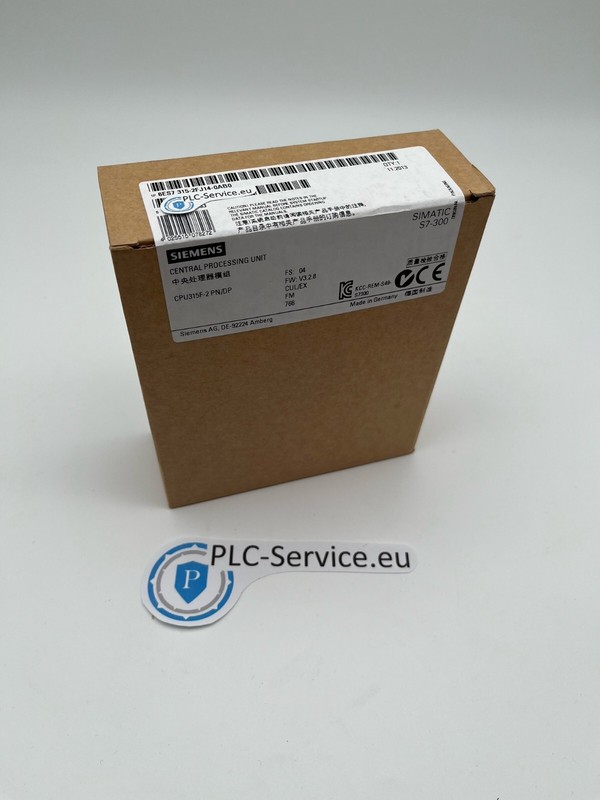 Siemens Simatic S7-300 6es7 315-2fj14-0ab0 Fs4 Cpu315f-2pn / Dp