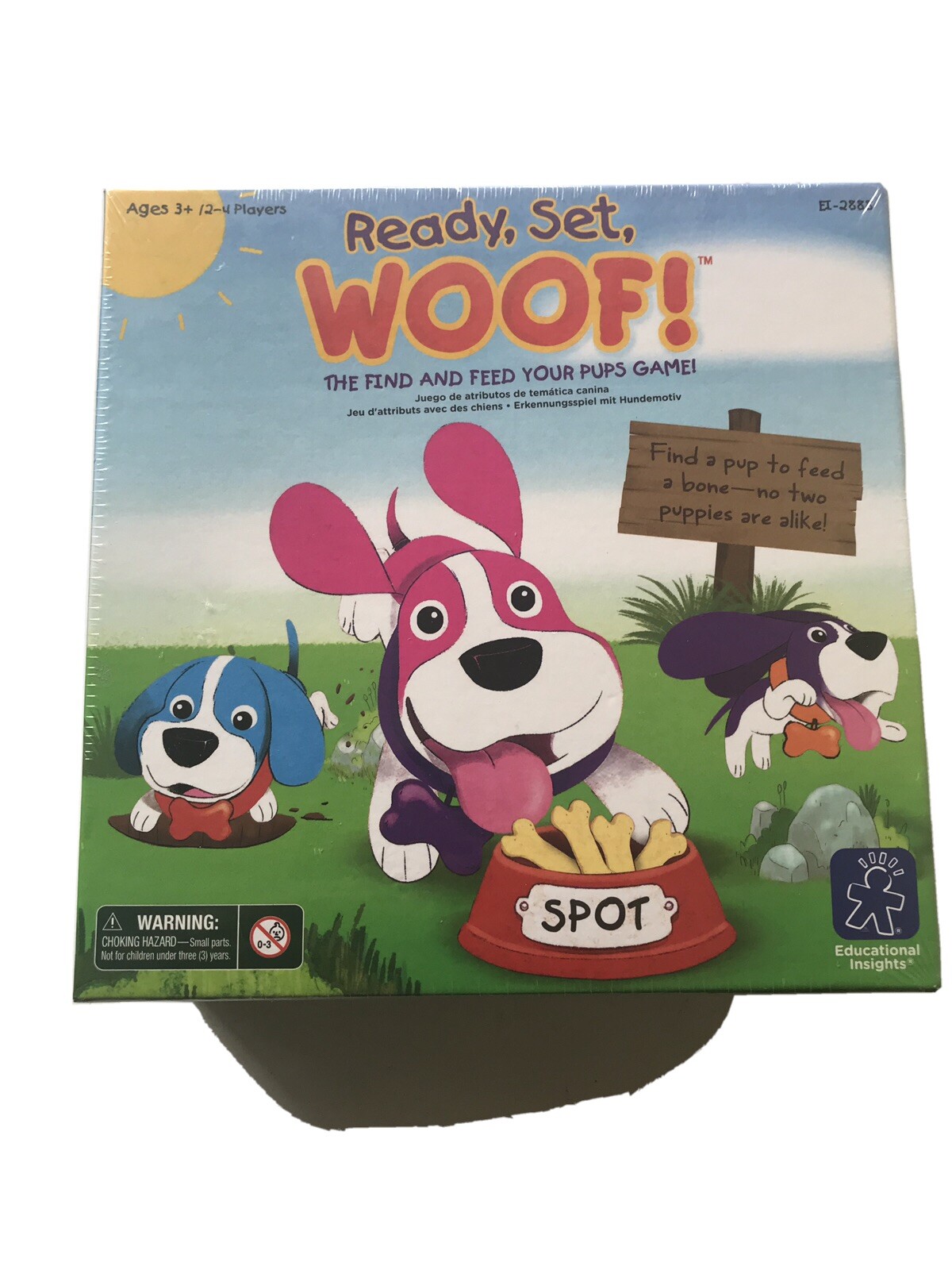Educational Insights Find & Feed Your Pups Game Free Shippin