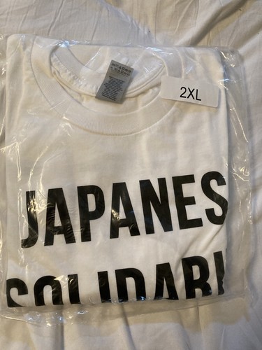 送料無料！JAPANESE SOLIDARITY WITH BLACK LIVES MATEER / L JAPANESE SOLIDARITY WITH BLACK LIVES MATTER - WHITE / 2XL