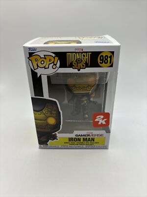 Funko Pop Marvel Studios Midnight Suns IRON MAN # 981 2K EXCLUSIVE Vaulted W/tek
