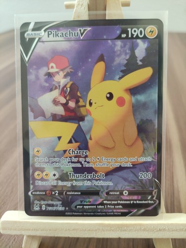 Pikachu V トレーディングカード Pikachu V (promo Swsh061 - Karty Pokemon TCG ﻿ na Allegro