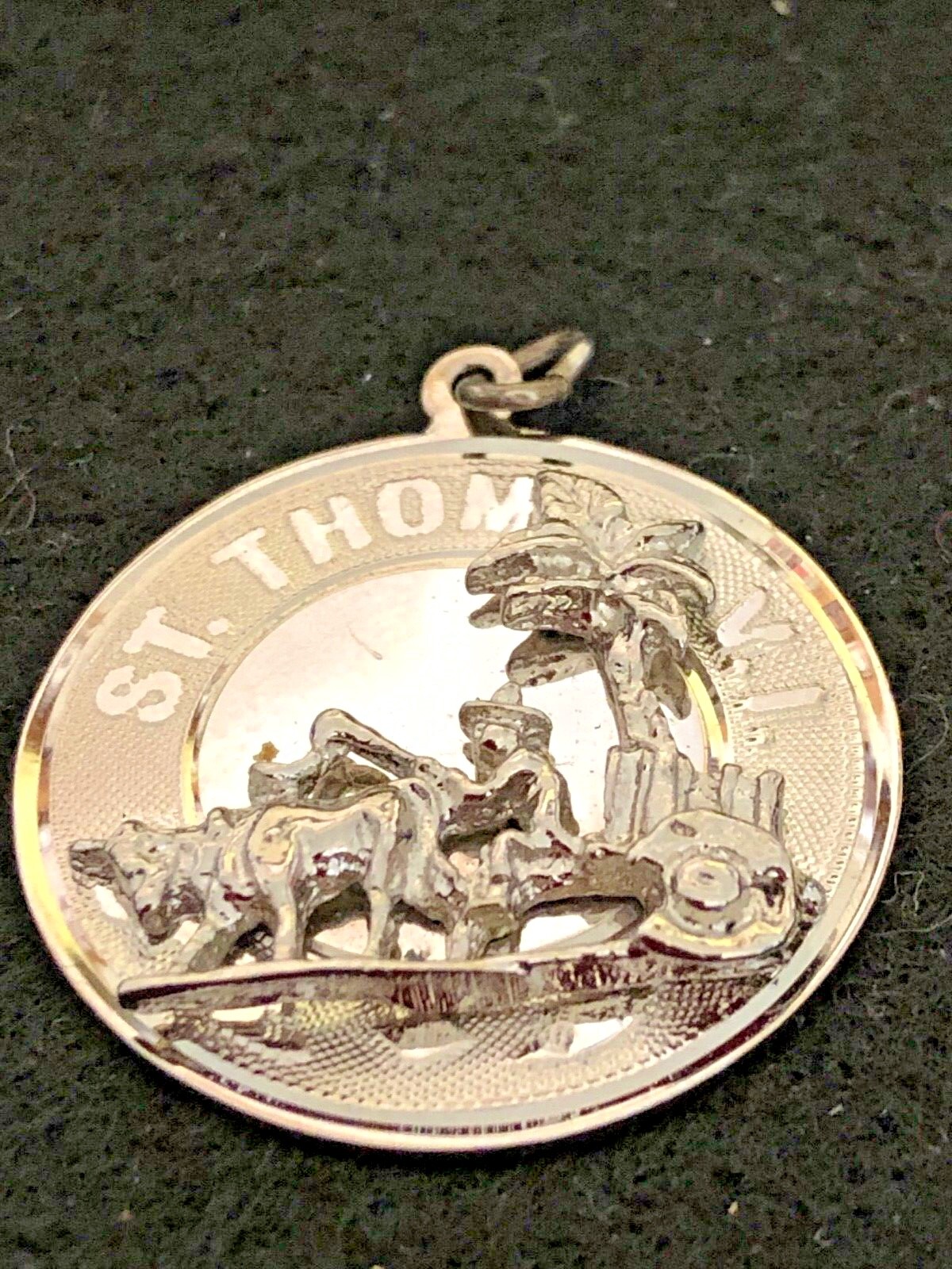 ST. THOMAS STERLING SILVER CHARM