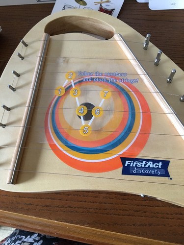 First Act Discovery Lap Harp Musical Instrament Kids Songs EUC