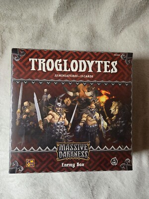 CMON Massive Darkness Troglodytes Enemy Box NEW SEALED