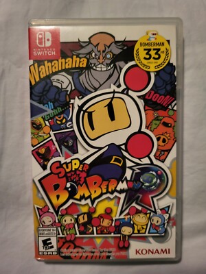 Super Bomberman R - Nintendo Switch Game/Case Tested and Working