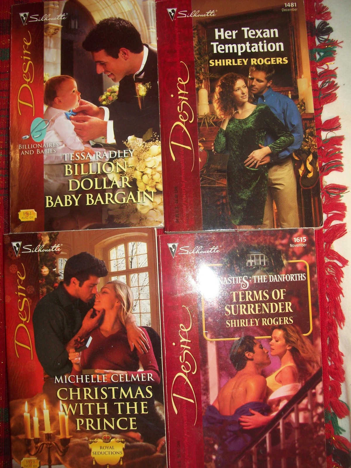 SILHOUETTE Desire Romance NOVELS~Set of 10 BOOKS~Paperbooks