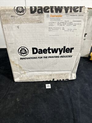 NEW GENUINE DAETWYLER FACTORY SEALED DOCTOR BLADE 77.250 LONG X 2000 WIDE