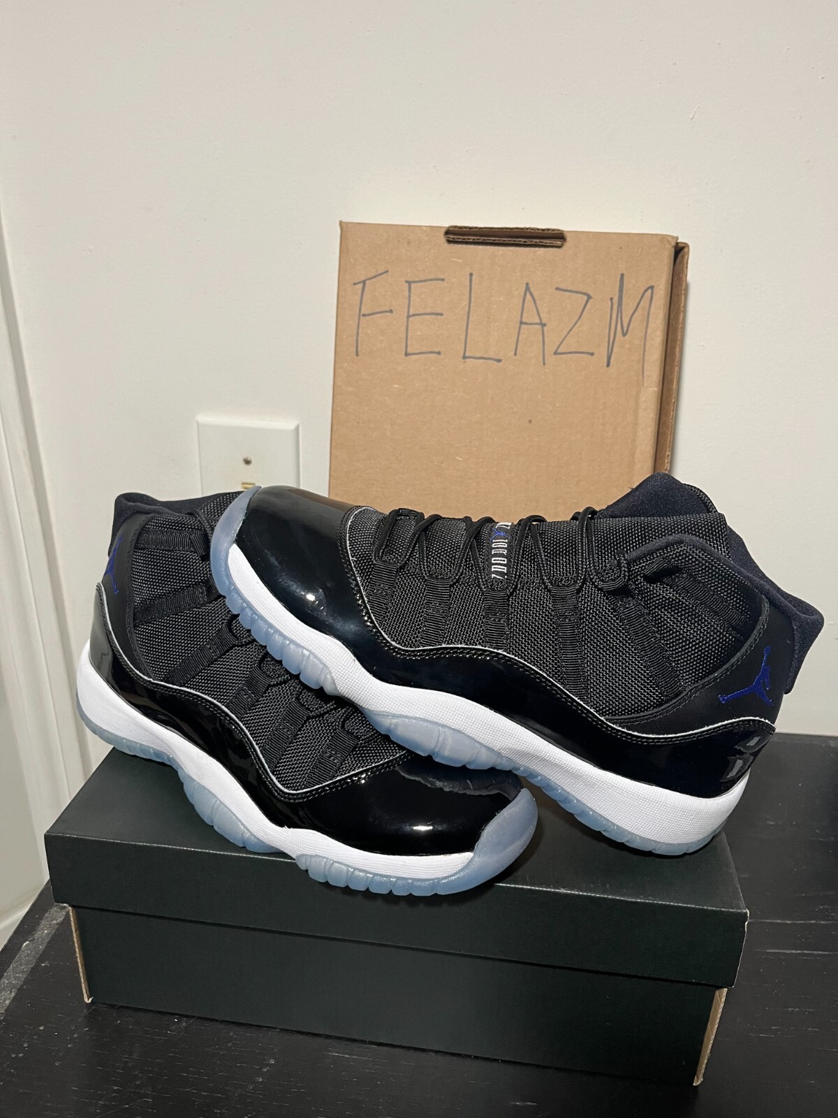 Nike AIR JORDAN Retro 11 “Space Jam”45 Nike Air Jordan 11 Retro XI Space Jam Size 9 #45 | eBay