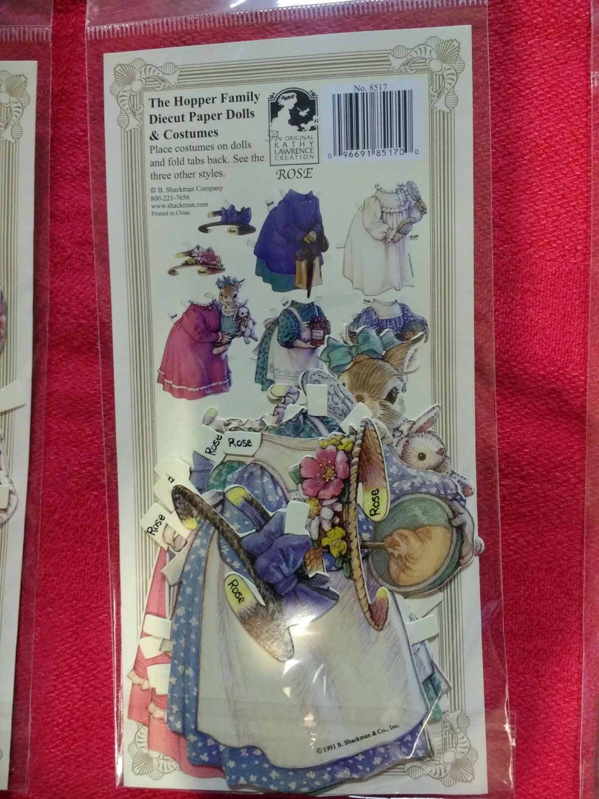 The Hopper Family Diecut Paper Dolls & Costumes Fred Rose Bobby & Bunny