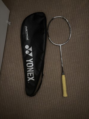 Kento momota Badminton Racket Astrox 99 Pro White Tiger (no String But Has Grip)