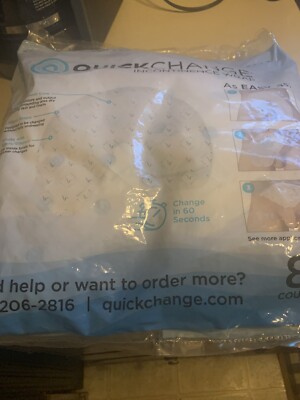 Quick Change Incontinence Wraps Pads Men 8 ct Easy Changes Holds 17 oz NEW