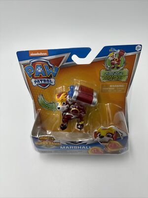 Nickelodeon Paw Patrol Mighty Pups Super Paws Marshall Figure 