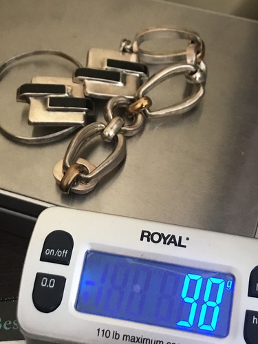 Sterling Silver Mexican Lot Bracelets & Earrings 98 Grams