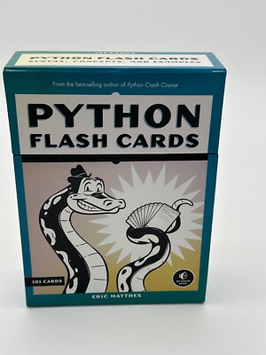 Python Flash Cards - Cards By Matthes, Eric - GREAT CONDITION. 