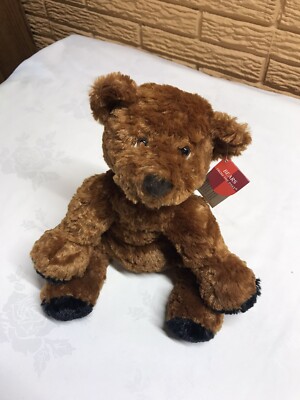 New RUSS Berrie TOFFEE Brown Bear 13'' Plush # 24149 Stuffed Animal SOFT cuddly