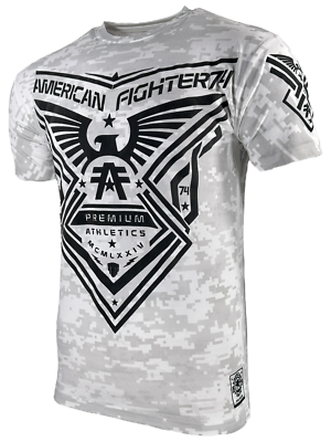American Fighter Men's T-Shirt Yardley Premium Athletic White XS-4XL