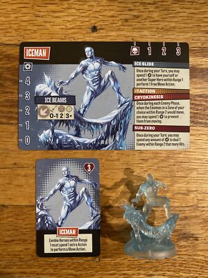 marvel zombies zombicide Iceman Hero Mini