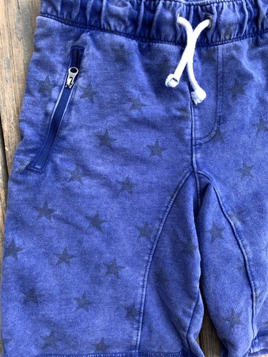 Cat & Jack Kids Blue Star Shorts, 100% Cotton, Size 8-10