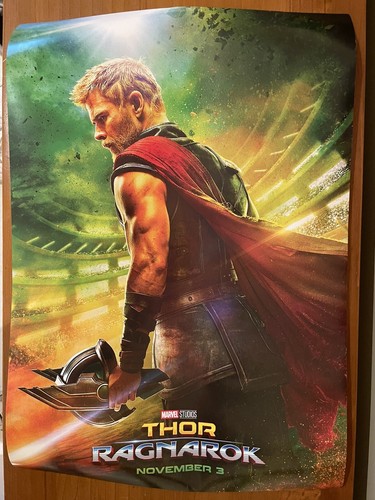 THOR RAGNAROK THE MOVIE POSTER 20x13 Two Sides | eBay