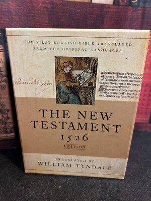 The Tyndale New Testament 1526 Edition: Genuine Leather by Tyndale NIB SEALED