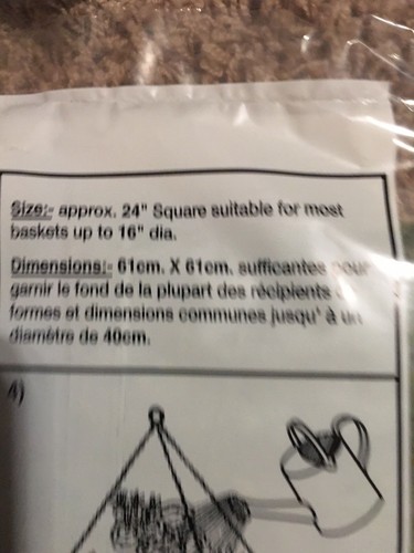 Nib Supamoss-hanging basket liner-up to 16” baskets-moss peat mulch super moss