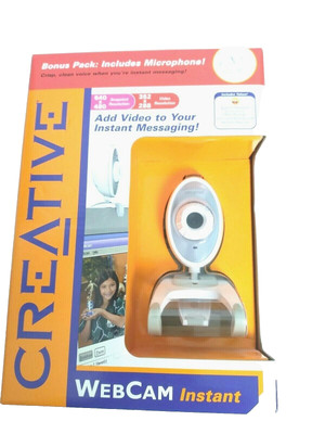 Creative Labs VF0040 Instant WebCam USB Video Computer Camera PC Brand New