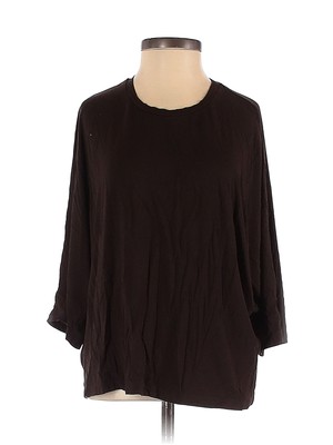 I Love Tyler Madison Women Brown 3/4 Sleeve T-Shirt S