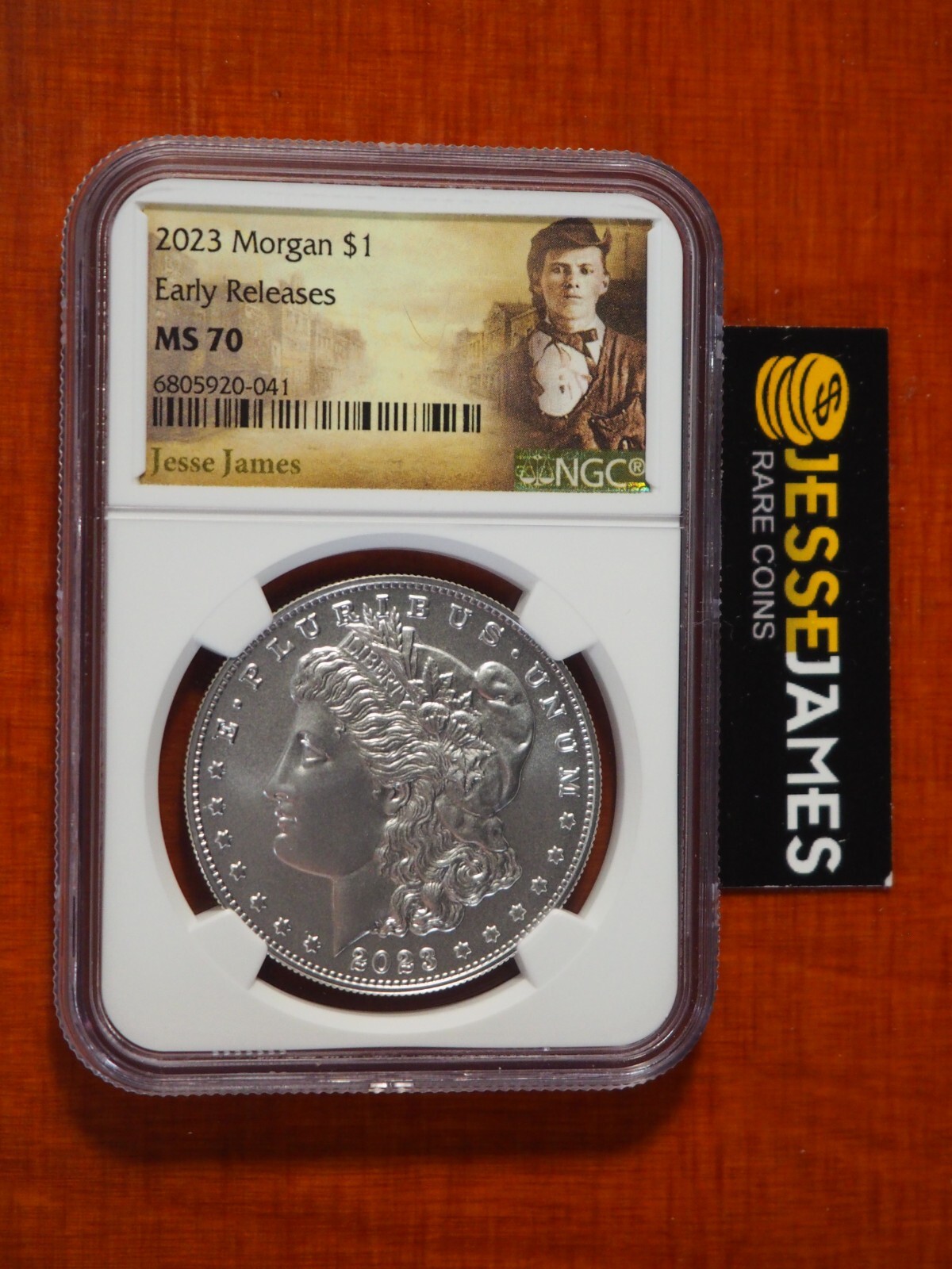 2023 $1 SILVER MORGAN DOLLAR NGC MS70 EARLY RELEASES JESSE