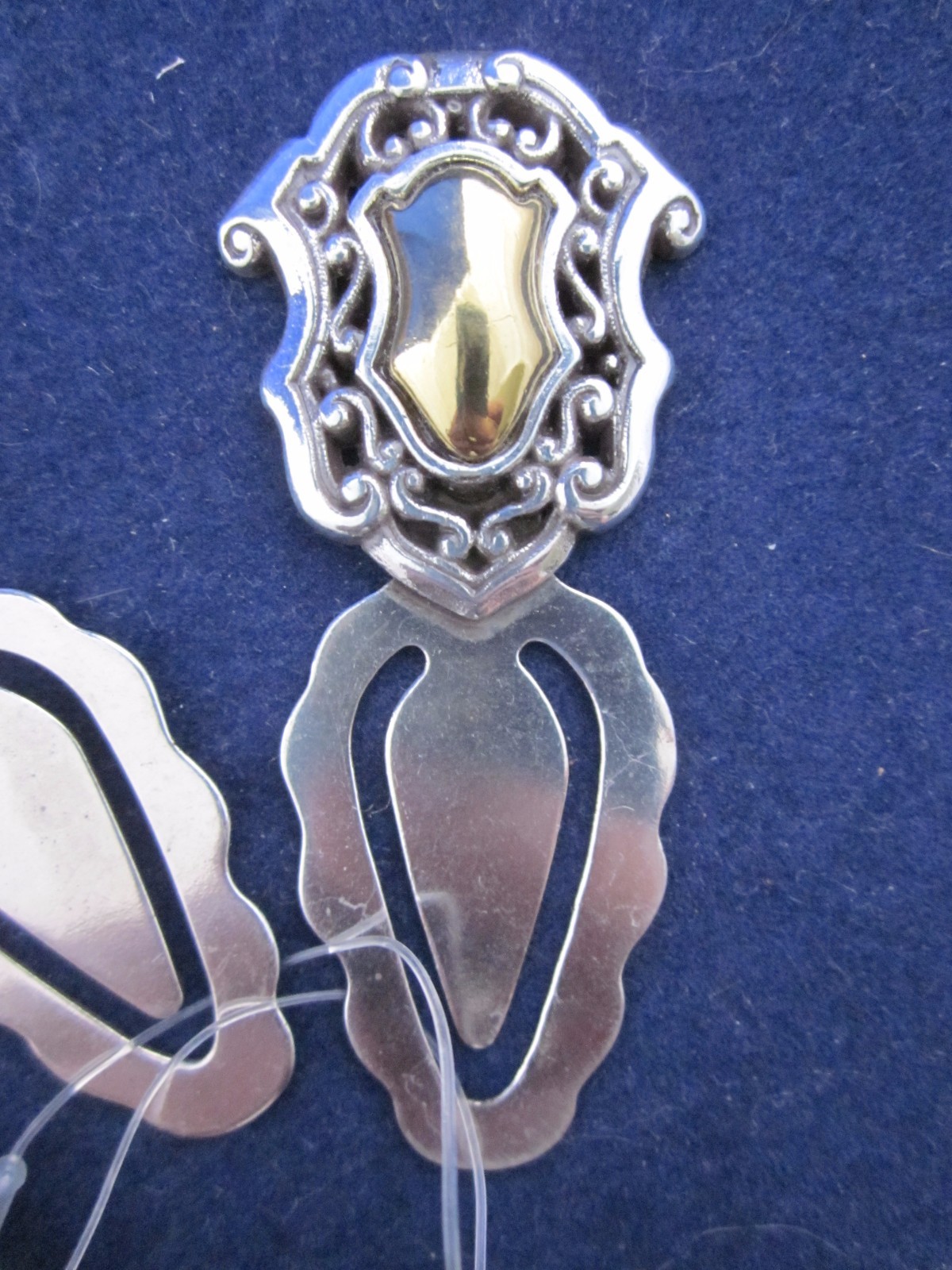 BRIGHTON Bookmark Set of 3 Heart, Feather & Shield ~ VINTAGE NEW in BOX