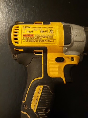 Dewalt DCF886 20V Max Cordless 1/4