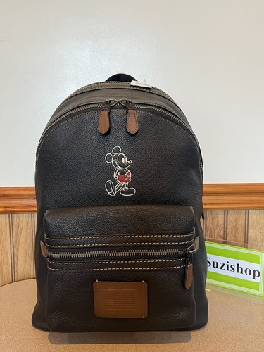 バッグ COACH Disney Coach Disney X Coach Track Pack 14 In Signature Jacquard With