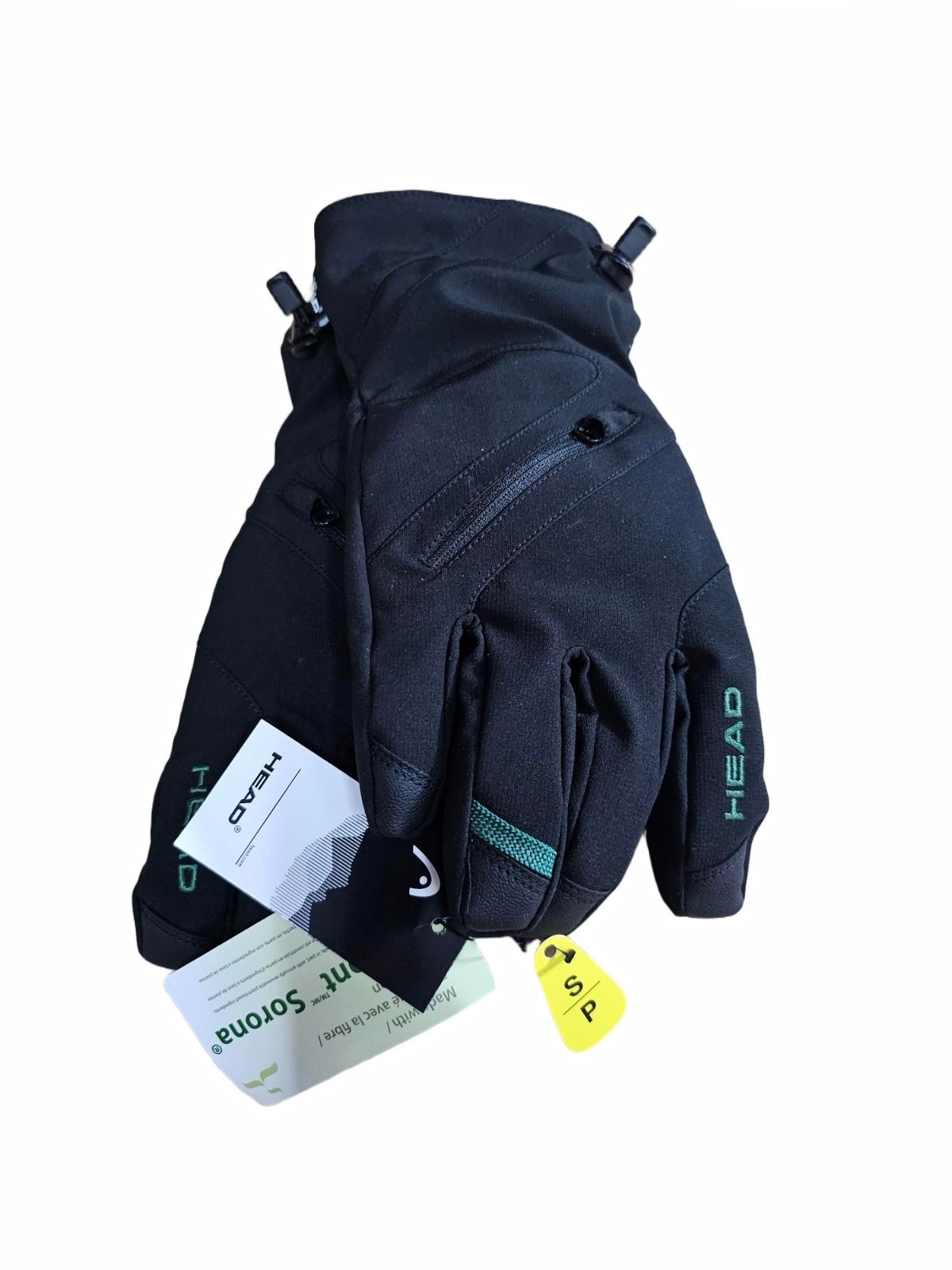 SMALL - Head Junior Jr Insulated Ski Snowboard Winter Gloves - BLACK