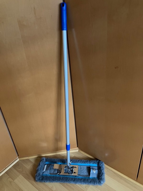 Ha-Rað§¹Bodenexpress, Aus Edelstahl 42 Cm Mit Ausziehbarem Stiel +Trocken Faser